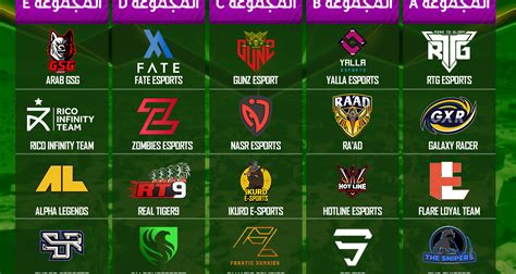 pubg professional teams.